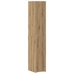 vidaXL Buffet haut Chêne artisan 30x42.5x185 cm Bois d'ingénierie
