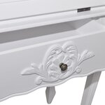 vidaXL Bureau en style français Bois