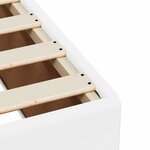 vidaXL Cadre de lit sans matelas blanc 90x190 cm similicuir