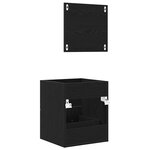 vidaXL Cabinet de salle de bain 41 x 38.5 x 48 cm Bois d'ingénierie
