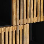 vidaXL Buffet 80x34x75 cm bois de manguier massif brut