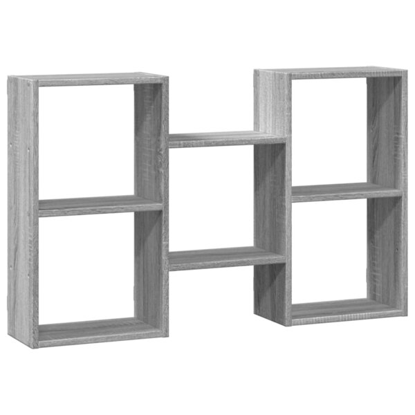 vidaXL Étagère murale sonoma gris 96x18x60 cm bois ingénierie