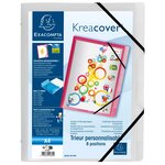 Trieur personnalisable KREACOVER, 8 compartiments polypropylène Coloris Aléatoire EXACOMPTA