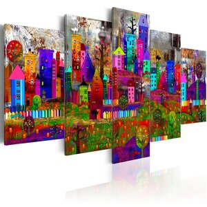 Tableau - the city of expression l x h en cm 100x50