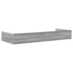vidaXL Cadre de lit Gris Sonoma 90 x 200 cm Bois d'ingénierie