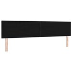 vidaXL Tête de lit Montage mural Gris foncé 200 cm Velours