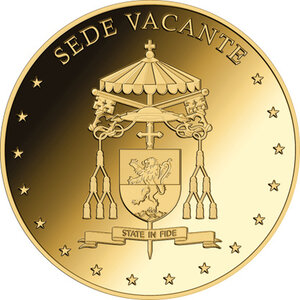 Monnaie SEDE VACANTE 1/200 Oz Or 5000 Francs Gabon (PRÉCOMMANDE)