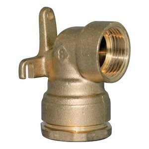 SOMATHERM Raccord laiton pour tube PE - Applique murale - Femelle 1/2''