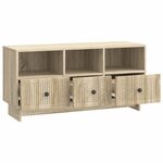 vidaXL Meuble TV Chêne Sonoma 102 x 34 5 x 50 cm Bois d'ingénierie