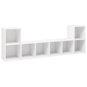 vidaXL Meubles TV 4 Pièces Blanc 72x35x36 5 cm Bois d'ingénierie