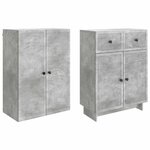 vidaXL Ensemble de Meubles 2 Pièces 66 x 34 5 x 90 cm Bois d'ingénierie