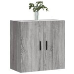 vidaXL Armoire murale sonoma gris 60x31x60 cm bois d'ingénierie