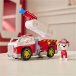 Spin Master 6072660 - Paw Patrol Fire Rescue - Marshall avec camion de pompiers