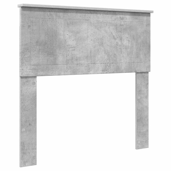 vidaXL Tête de lit Gris béton 90 cm Bois d'ingénierie