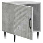 vidaXL Cabinet de chevet 2 Pièces Gris béton 43 x 34 5 x 50 cm