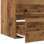 vidaXL Cabinet de lavabo Chêne noir 41 x 39 x 62 cm Bois d'ingénierie