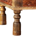Vidaxl table basse bois de sesham et de manguier 110 x 60 x 38 cm