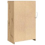 vidaXL Meuble d'appoint chêne artisanal 60 5 x 37 x 100 cm