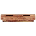 vidaXL Meuble TV 145x30x30 cm Bois massif