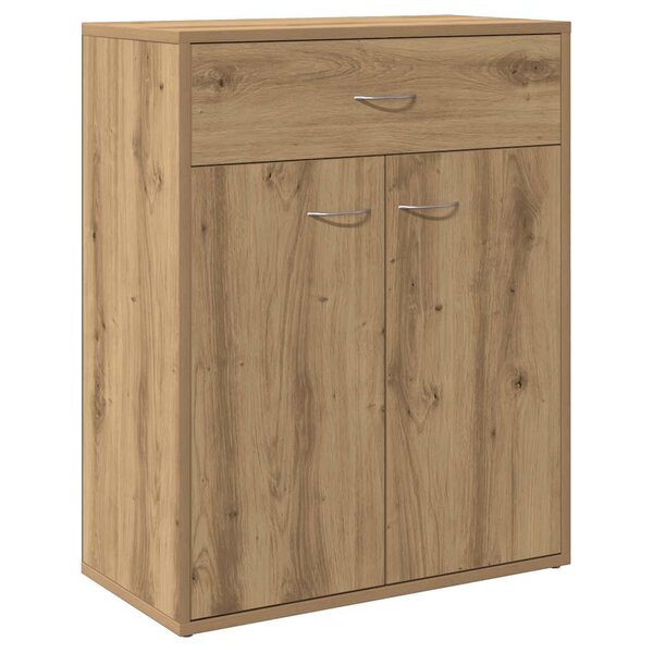 vidaXL Buffet chêne artisanal 60x30x75 cm bois d'ingénierie