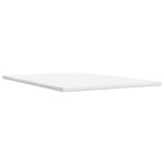 vidaXL Sommier à lattes de lit avec matelas Crème 160x200 cm Tissu