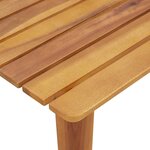 vidaXL Chaises de jardin avec table 3 Pièces Gris 45 x 45 x 40 cm