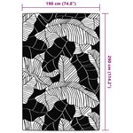 vidaXL Tapis d'extérieur vert 190x290 cm PP