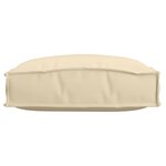 vidaXL Coussins Pallet pour Siège 2 Pièces Beige 40x40x8 cm Tissu Oxford