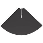 vidaXL Étagère Flottante d'Angle 4 pc Noir 30 x 30 x 2 cm