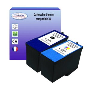 Cartouche compatible Lexmark N°14 + n°15 - Noir+ Couleur - T3AZUR