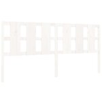 vidaXL Tête de lit blanc 205 5x4x100 cm bois massif de pin