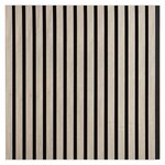Panneau mural 60x60 bois gris acoustique 1 pièce