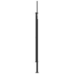 vidaXL Auvent latéral rétractable vert foncé 220x500 cm