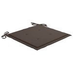 vidaXL Chaises pliables de jardin lot de 6 avec coussins Bois d'acacia
