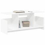 vidaXL Meuble TV Blanc 102 x 35 x 45 cm Bois d'ingénierie