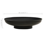 vidaXL Foyer 80 cm Acier