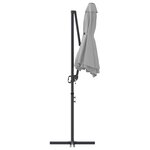 vidaXL Parasol cantilever de jardin Couleur sable 372 x 198 x 243 cm