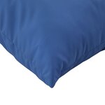 vidaXL Coussins de canapé 4 Pièces bleu royal 50x50 cm tissu