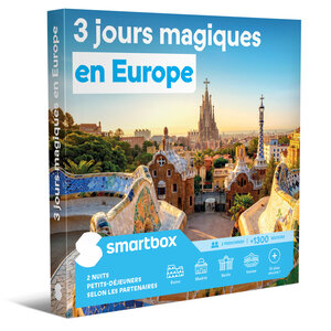 SMARTBOX - Coffret Cadeau 3 jours magiques en Europe - Séjour