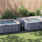 vidaXL Tapis de piscine Noir 500 x 250 cm Géotextile en polyester