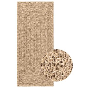 vidaXL Tapis ZIZUR 80x200 cm aspect de jute intérieur et extérieur