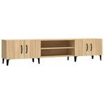vidaXL Meuble TV Chêne Sonoma 180x31 5x40 cm Bois d'ingénierie