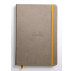Webnotebook A5 TAUPE 192p LIG pap ivoire 90g ferm. élast. RHODIA