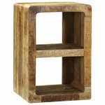 vidaXL Meuble TV Marron 36 x 30 x 54 cm Bois de manguier massif
