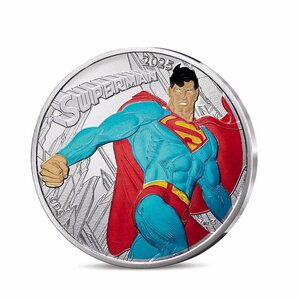 DC COMICS - Monnaie de 10€ Argent SUPERMAN