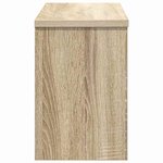 vidaXL Porte-manteau mural avec étagère Chêne sonoma 50 x 20 x 30 cm