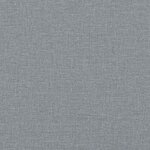 vidaXL fauteuil Gris clair tissu