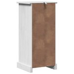 vidaXL Meuble de Salle de Bain avec porte VIGO Blanc 37 5 x 34 x 80 cm