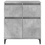 vidaXL Buffet Gris béton 60x35x70 cm Bois d'ingénierie