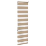 vidaXL Store zèbre marron sable largeur du tissu 40 9 cm polyester